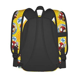 LVTFCO Spider Cartoon Backpack Travel Backpack Superhero Backpack Bags For Men Women