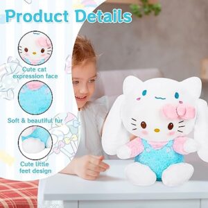 14 Inch Kitt Cinnamon Roll Plush Toys, Lovely Cartoon Soft Stuffed Animals Pillow Doll, Perfect Anime Plush Figure Toy, Birthday Party Favor Gift for Girls Boys Kids Anime Fans