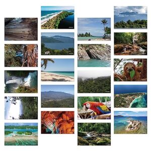 dear mapper honduras natural landscape postcards pack 20pc/set postcards from around the world greeting cards for business world travel postcard for mailing decor gift