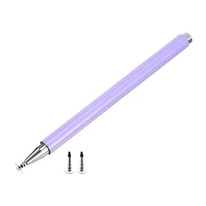 meccanixity stylus pens for touch screens magnetic 2 fine point disc universal capacitive pen sensitivity for all capacitive touch screen, purple