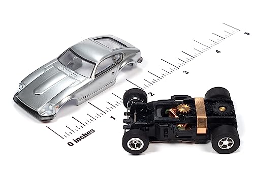 Auto World Xtraction 1973 Datsun 240Z Factory (Silver) HO Scale Slot Car