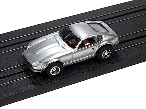 Auto World Xtraction 1973 Datsun 240Z Factory (Silver) HO Scale Slot Car