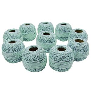 S2J Knitting Thread Cotton Crochet Tatting Yarn Set of 10 Pcs Embroidery Ball