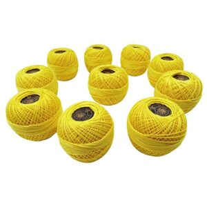 s2j set of 10 pcs cotton crochet knitting thread tatting yarn embroidery ball
