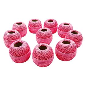 S2J Lot of 10 Pcs Anchor Crochet Cotton Embroidery Yarn Thread Tatting Knitting Ball