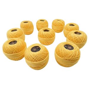 s2j anchor cotton crochet set of 10 pcs knitting thread tatting yarn embroidery ball