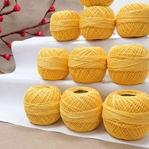 S2J Anchor Cotton Crochet Set of 10 Pcs Knitting Thread Tatting Yarn Embroidery Ball