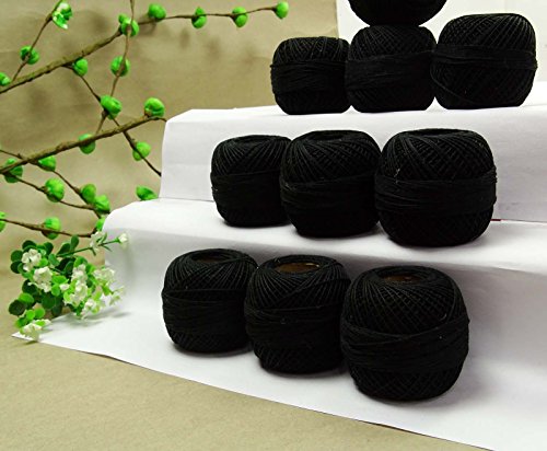 S2J Anchor Crochet Knitting Set of 10 Pcs Thread Tatting Yarn Cotton Embroidery Ball