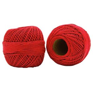 S2J Lot of 10 Pcs Cotton Crochet Knitting Thread Tatting Yarn Embroidery Ball