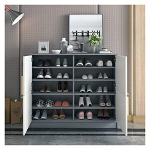 CLoxks Shoes Cabinet Shoe Cabinet Storage Modern Simple Large Capacity Indoor Entrance Shoe Rack at Home Door Show Cabinet (Size : 100x35x100cm)