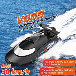 UJIKHSD RC Boat with 180° One-Button Rollover, 30KM/H, Self Righting Remote Control Boat for Pools & Lakes,2.4GHz Racing Boats, Pool Toys for Kids, Radio Controlled Watercraft