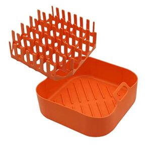 Bacon Rack for Oven, Nonstick Bacon Maker Microwave Tray, Air Fryer Silicone Bacon Cooker Rack, Microwave Cookware Bacon Baker, Universal Kitchen Accessories for Sausage, Pizza Rolls Cooker