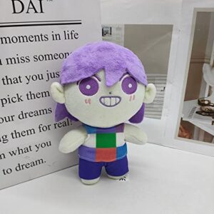 Omori Plush Toys, 9inch Omori Sunny Basil Kel Hero Aubrey Mari Characters Plushies, Game Figure Stuffed Pillow Cartoon Merch Prop for Gaming Fans (Square Boy Omori B)