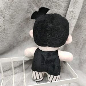 Omori Plush Toys, 9inch Omori Sunny Basil Kel Hero Aubrey Mari Characters Plushies, Game Figure Stuffed Pillow Cartoon Merch Prop for Gaming Fans (Black Omori B)