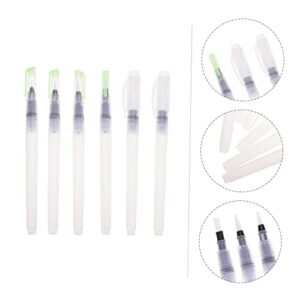 Painting Brushes 1 Set 6pcs Water Storage Pen Artist Paint s Paintbrushes Water s Birthday Set Calligraphy Pen Set Paint Brush Sets Hand Painting Brush Student Paintbrushes