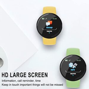 Dyegold Multifunctional Bluetooth Smart Watch with Sleep Fitness,IP65 Waterproof, Message Notification,Heart Rate,Blood Pressure Monitoring,Plug-in Charging 1.44" Full Screen for iOS & Android (Gray)