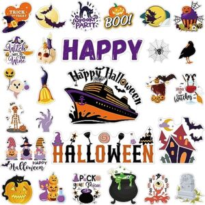 leumoi 27 pcs halloween cruise door magnets decorations funny cruise ship door magnets magnetic reusable cruise magnet for halloween cabin door ship carnival refrigerator office car accessories