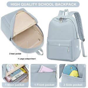 LOIDOU Backpack for Teen Girls Middle-School Primary Elementary Bookbags 17inch Kids Backpack Women laptop Backpack Lightweight Casual Daypack