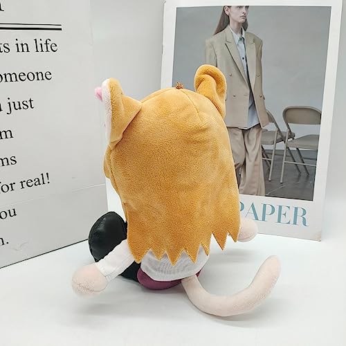 2023 New Anime Cat Ne-co A-rc Plush, 10.6 in Cute Plush, Animals Stuffed Animal Plush Doll, Anime Cat Plush Figure Pillow Toys for Kids and Fans and Collectors Kids Bed Sofa and Home Dec