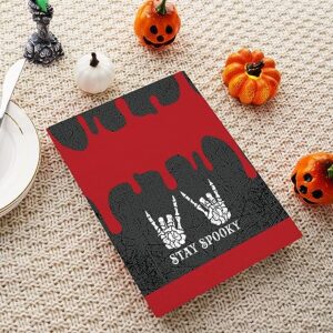 GAGEC Halloween Kitchen Towels Halloween Scary Halloween Dish Towels Set of 4, Hand Towel 18x26 Inch Drying Cloth Towel for Kitchen Home Decoration