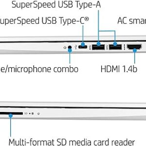 HP Newest 14" Ultral Light Student Laptop, Intel N4120 Quad-Core(> N4020), 8GB RAM, 192GB Storage(64GB eMMC+128GBSD Card), One Year Office 365, WiFi, Webcam, HDMI, USB-A&C, Win 11