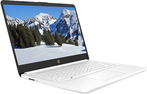 HP Newest 14" Ultral Light Student Laptop, Intel N4120 Quad-Core(> N4020), 8GB RAM, 192GB Storage(64GB eMMC+128GBSD Card), One Year Office 365, WiFi, Webcam, HDMI, USB-A&C, Win 11