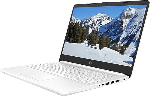 HP Newest 14" Ultral Light Student Laptop, Intel N4120 Quad-Core(> N4020), 8GB RAM, 192GB Storage(64GB eMMC+128GBSD Card), One Year Office 365, WiFi, Webcam, HDMI, USB-A&C, Win 11