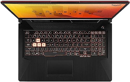 ASUS TUF Gaming Laptop, AMD 6-Core Ryzen 5 4600H, 17.3" FHD 144Hz IPS Display, NVIDIA GeForce GTX 1650, 64GB DDR4 2TB SSD, Single-Zone RGB Backlit Keyboard, Wi-Fi, USB-C, RJ-45, Win11 Home