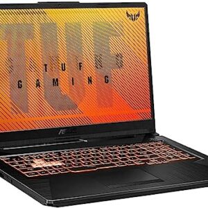 ASUS TUF Gaming Laptop, AMD 6-Core Ryzen 5 4600H, 17.3" FHD 144Hz IPS Display, NVIDIA GeForce GTX 1650, 64GB DDR4 2TB SSD, Single-Zone RGB Backlit Keyboard, Wi-Fi, USB-C, RJ-45, Win11 Home