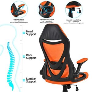 Homedot Ergonomic Home Office Chair Executive Desk Computer Chair with Headrest,Adjustable Home Desk Chair Rolling with Lumbar Support,Swivel Task Chair with High Back Gaming Chair