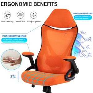 Homedot Ergonomic Home Office Chair Executive Desk Computer Chair with Headrest,Adjustable Home Desk Chair Rolling with Lumbar Support,Swivel Task Chair with High Back Gaming Chair