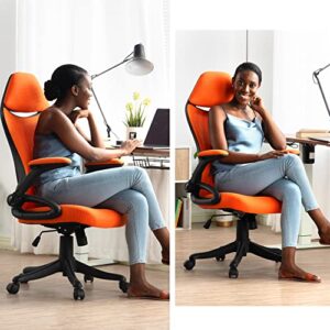 Homedot Ergonomic Home Office Chair Executive Desk Computer Chair with Headrest,Adjustable Home Desk Chair Rolling with Lumbar Support,Swivel Task Chair with High Back Gaming Chair