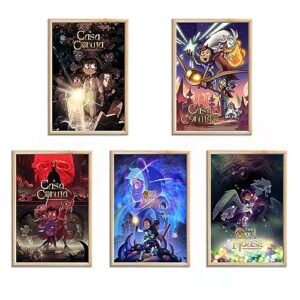 the owl house poster a set of 5 posters movie poster tv show aesthetics 5 piece set 8x12in prints unframed set of 5