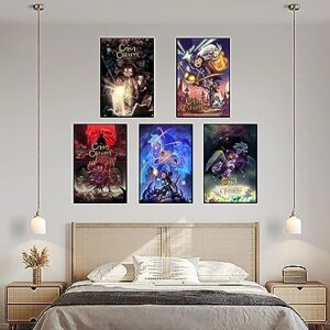 The Owl House Poster A Set of 5 Posters Movie Poster Tv Show Aesthetics 5 Piece Set 8x12IN Prints Unframed Set of 5