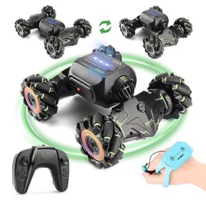 gesture sensing rc stunt car toys for 8-12 yr boys&girls best birthday gifts- 2.4 ghz 4wd 360°spins hand controlled all terrains monster truck car birthday presents for kids age 8 9 10 11 12yr