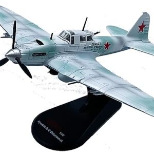 Ilyushin IL-2M3 Sturmovik Aircraft White Camouflage Hello to The Envoys of The Tuvan People Soviet Air Force 1/72 Diecast Model Airplane by Legion LEG-14629LC