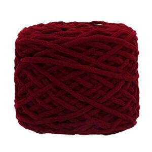 165g soft chenille yarn fluffy velvet yarn for crocheting and arm knitting crochet yarn thick chunky velvet yarn handcrafts weaving for blankets bags hats gloves slippers dolls