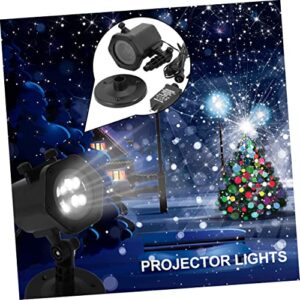 NOLITOY Christmas Window Projector Outdoor Christmas Projector Snowflake Projector Lights Projection Light Animation Projection Lamp Portable Christmas utenciles Plastic 1 Set