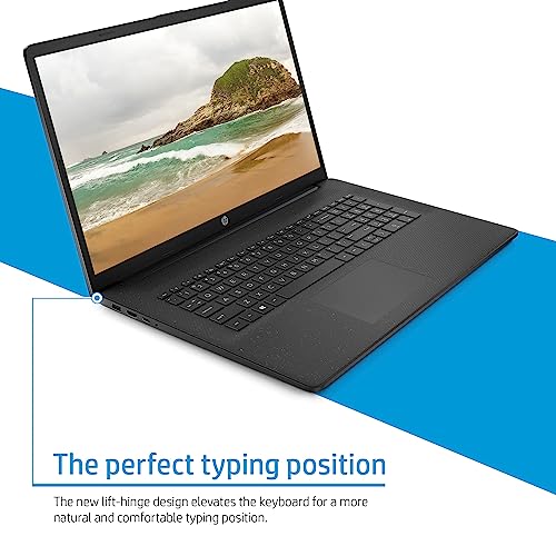 HP Laptop 17 17.3" FHD (1920 x 1080) Laptop Computer - AMD Ryzen 7 7730U 8-Core up to 4.50 GHz Processor, 64GB DDR4 RAM, 256GB NVMe SSD, AMD Radeon Graphics, Windows 11 Pro, Black