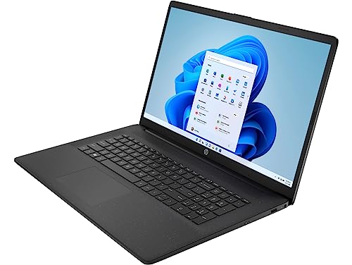 HP Laptop 17 17.3" FHD (1920 x 1080) Laptop Computer - AMD Ryzen 7 7730U 8-Core up to 4.50 GHz Processor, 16GB DDR4 RAM, 2TB NVMe SSD, AMD Radeon Graphics, Windows 11 Pro, Black