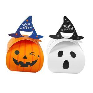 garneck halloween decorations halloween candy holder cake decorating halloween tote bags pumpkin candy bags popcorn containers birthday mini cookie containers the witch 10 pcs box