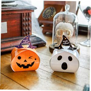 Garneck halloween Decorations halloween candy holder cake decorating Halloween Tote Bags Pumpkin Candy Bags popcorn containers Birthday mini cookie containers the witch 10 pcs Box