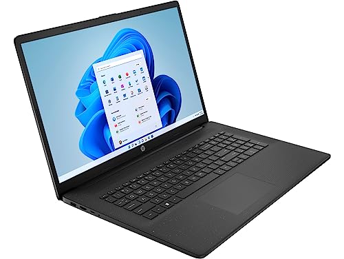 HP Laptop 17 17.3" FHD (1920 x 1080) Laptop Computer - AMD Ryzen 7 7730U 8-Core up to 4.50 GHz Processor, 32GB DDR4 RAM, 256GB NVMe SSD, AMD Radeon Graphics, Windows 11 Pro, Black