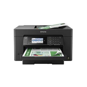 epson workforce pro wf-7820 wireless all-in-one wide-format printer with auto 2-sided print up to 13" x 19", copy, scan and fax, 50-page adf, 250-sheet paper capacity, and 4.3" touchscreen (renewed)