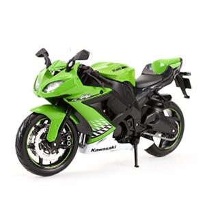 sqfzll die cast motorcycle model 1:12 zx-10r black die cast vehicles collectible hobbies motorcycle model model for friends (color : b)
