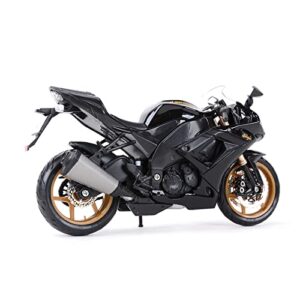 SQFZLL Die Cast Motorcycle Model 1:12 ZX-10R Black Die Cast Vehicles Collectible Hobbies Motorcycle Model Model for Friends (Color : B)