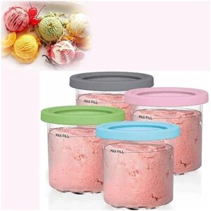 remys creami pints, for ninja creami pints lids,16 oz ice cream containers bpa-free,dishwasher safe for nc301 nc300 nc299am series ice cream maker