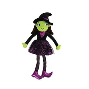 quran witch dolls cute little witch plush halloween witch plush toy lovely stuffed witch doll for halloween party decor halloween baby toys &66& (color : black, size : 40cm/15.75in)