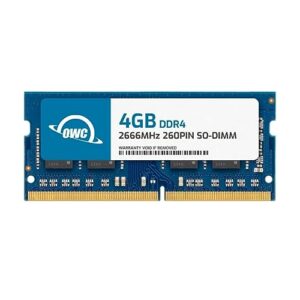 owc 4gb ddr4 2666mhz pc4-21300 cl19 1.2v 260-pin so-dimm memory ram compatible with alienware area-51m