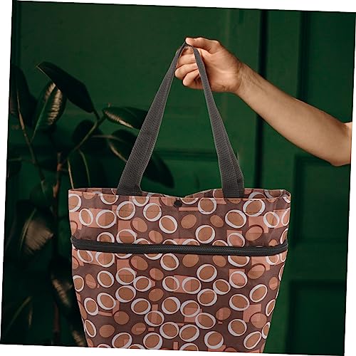 Shopping Tote Bag Trolley Trolley Large Tote Bags Foldable Shopping Bag Shopping Trolly on Wheel Folding Shopping Bag Grocery Tote Bag Trolley Bag Groceries Storage Bags Cloth